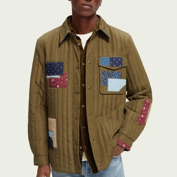 Scotch & Soda Quilted Patched Jacket (Combo A) 169156