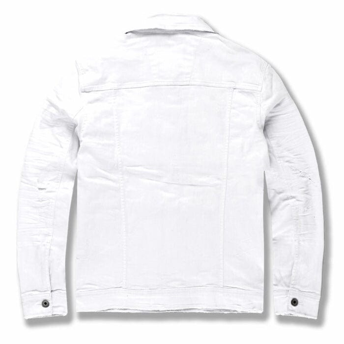 Jordan Craig Tribeca Twill Trucker Jacket (White) JJ950R