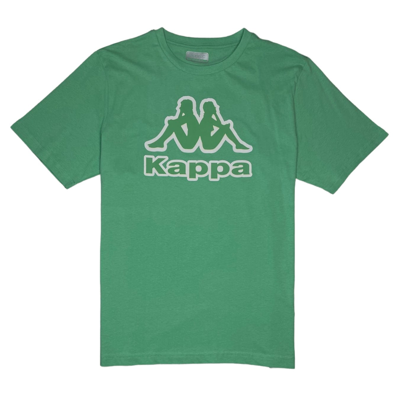 Kappa Logo T Shirt (Green/White) 37158BW