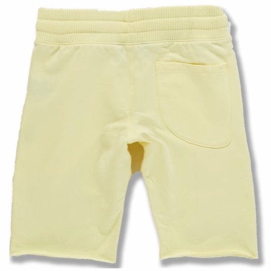 Kids Jordan Craig Palma French Terry Shorts (Pale Yellow) 8350SAK