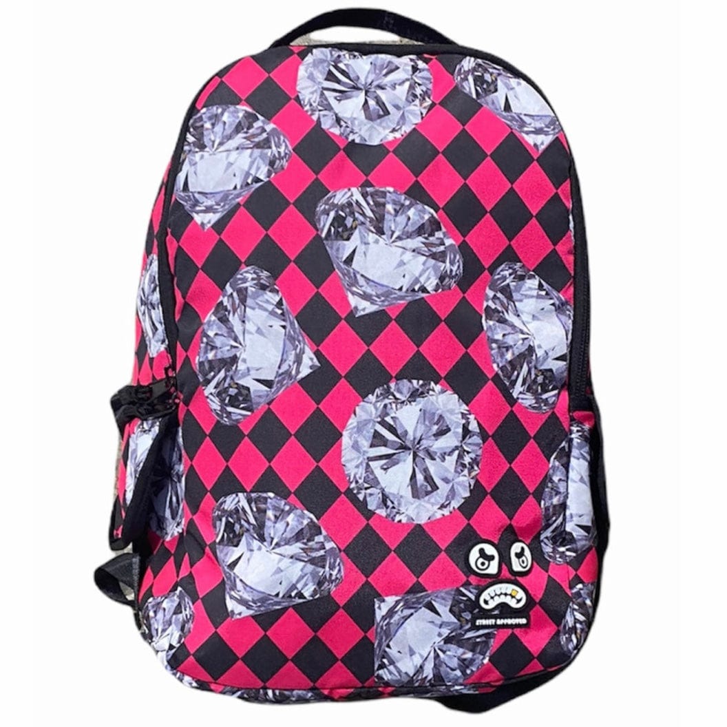 Street Approved Pink Diamonds Backpack – City Man USA