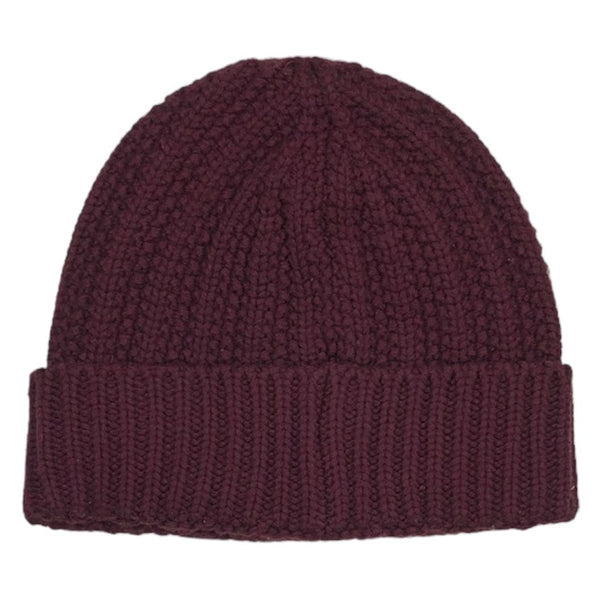 Cult Of Individuality Shimuchan Logo Knit Hat (Burgundy) 67B9-CH83B