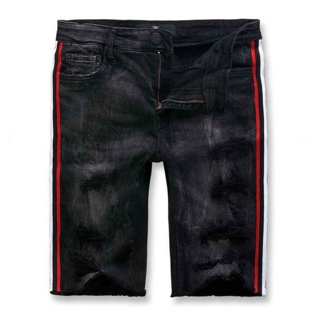 Jordan Craig Daytona Striped Denim Short (Black Shadow) - J3157S