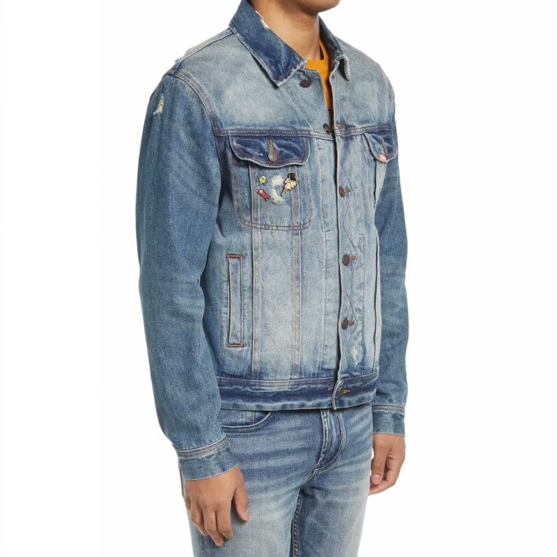 Ice Cream Mamba Denim Jacket (Medium Blue Wash) 421-1403