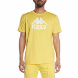 Kappa Authentic Estessi T Shirt (Yellow/White) 304KPT0