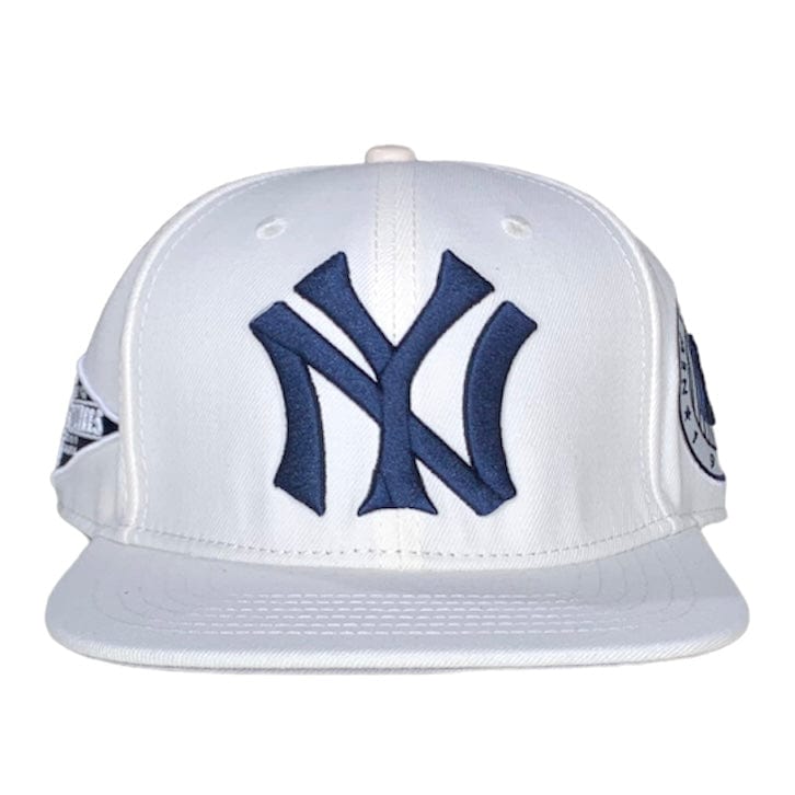 New York Yankees Retro Classic Wool Snapback Hat (Eggshell)