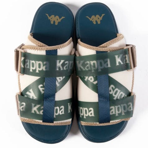 Kappa Authentic Mitel 1 Sandals (White Off/Deep Blue/Green Pine) 3118C8W