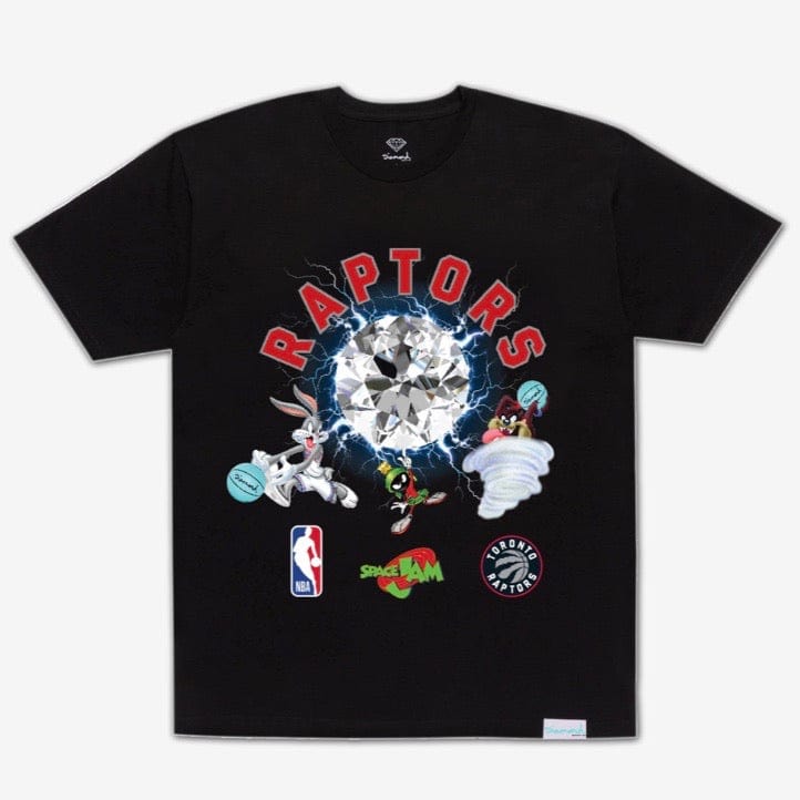 Diamond Supply Space Jam Toronto Raptors Tee (Black) A20DMPA202