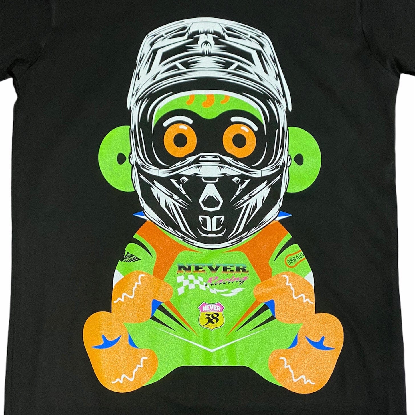 Never Broke Again Moto Monkey T Shirt (Black)