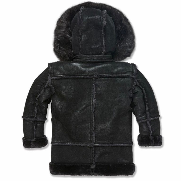 Kids Jordan Craig Denali Shearling Jacket (Black) 91540K