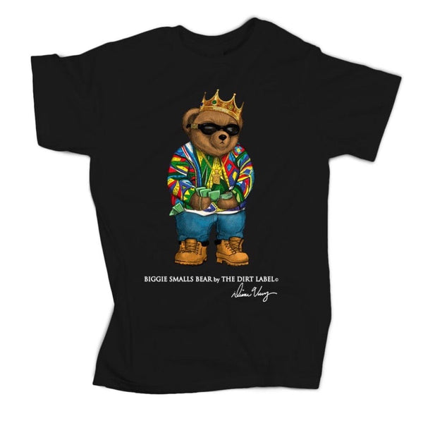 Dirt Label Biggie Bear T Shirt (Black)