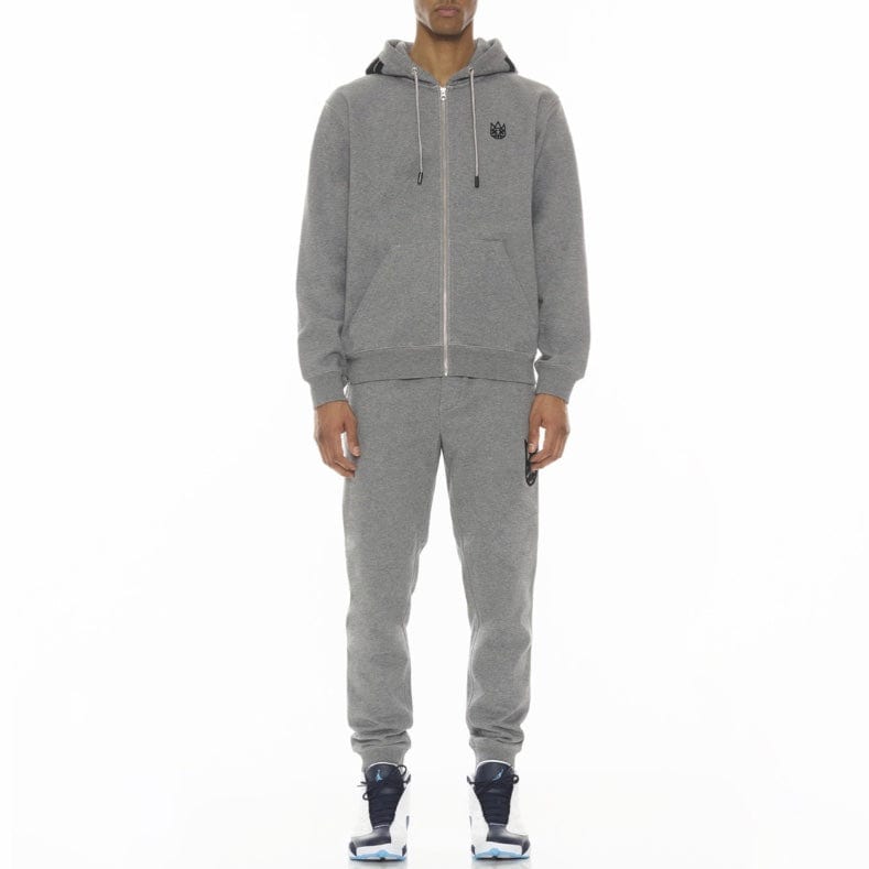 Cult Of Individuality Zip Hoodie (Heather Grey) 622BC-ZH16D