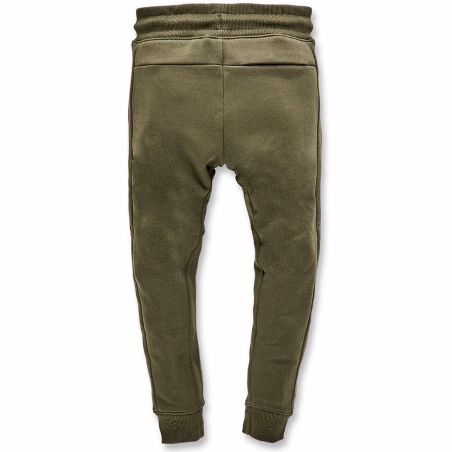 Kids Uptown Jogger Sweatpants (Olive) 8520B