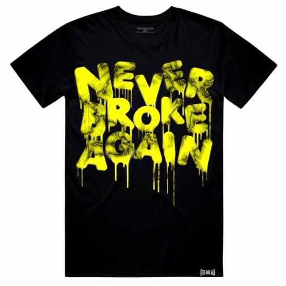 Never Broke Again Pollen Drip T Shirt (Black)