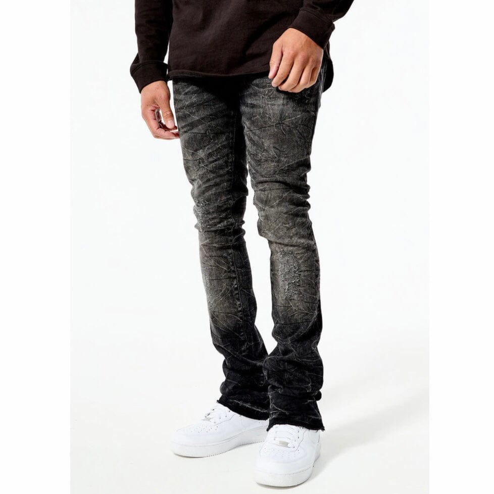 Jordan Craig Martin Stacked Woodstock Denim (Vintage Black) JTF201