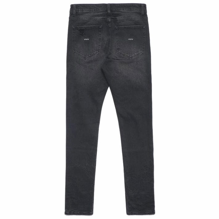 Blue Carats The Mcqueen 5-Pkt Slim Fit Jean (Distressed Noir) 211-7105