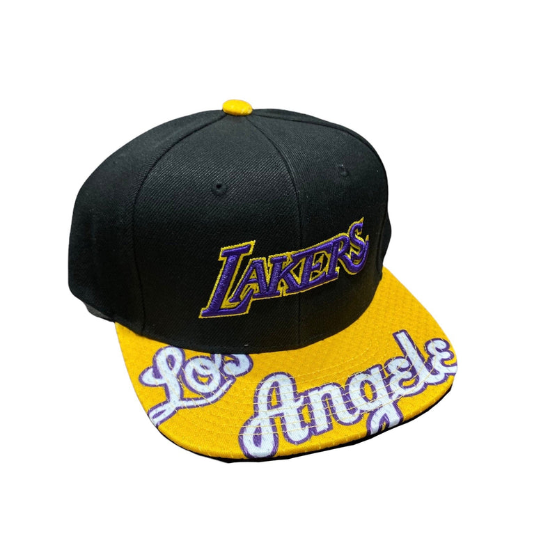 Mitchell & Ness Nba Los Angeles Lakers Snaphot Snapback (Black/Yellow)