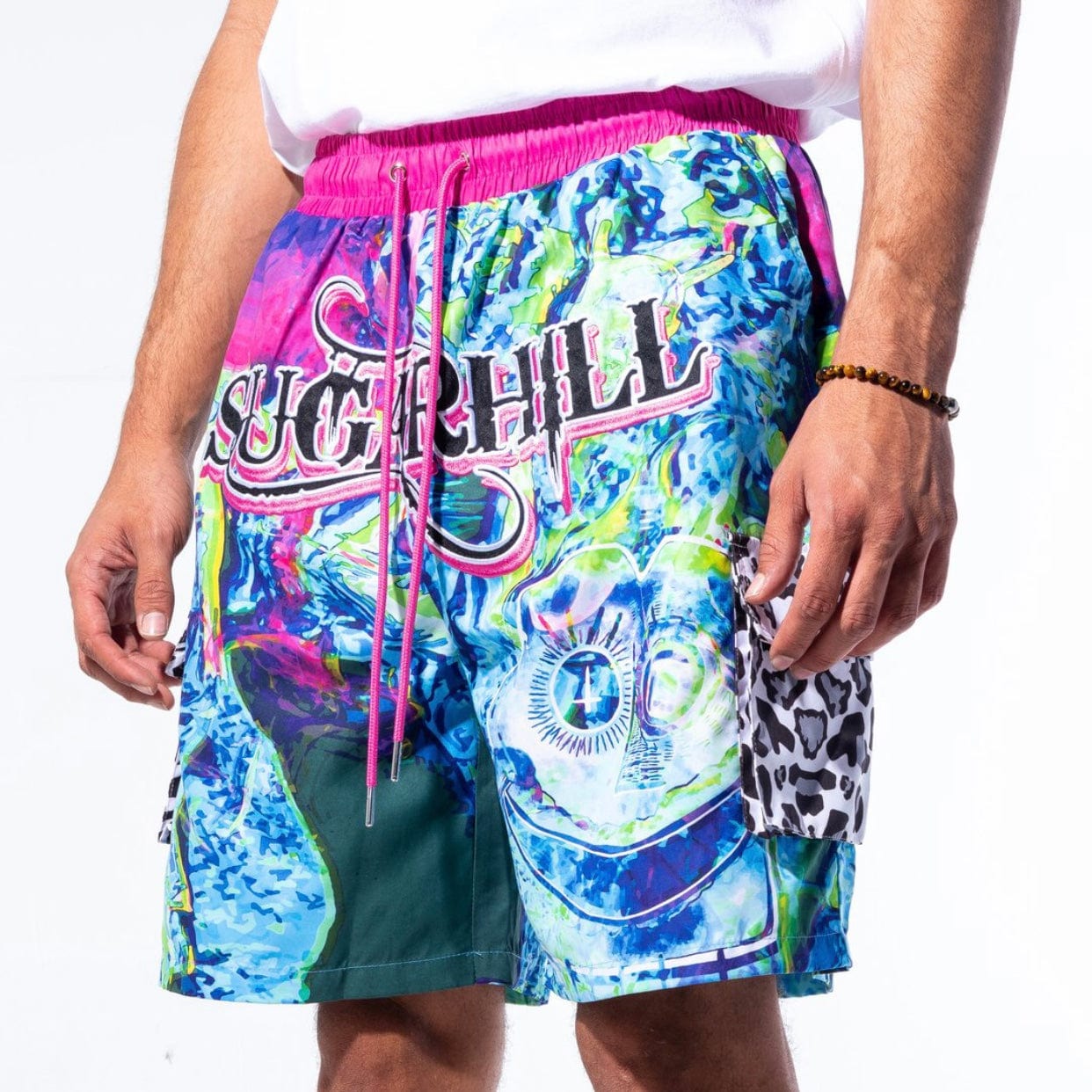 Sugar Hill Woogie Cabana Shorts (Blue) SH-SUM221-05