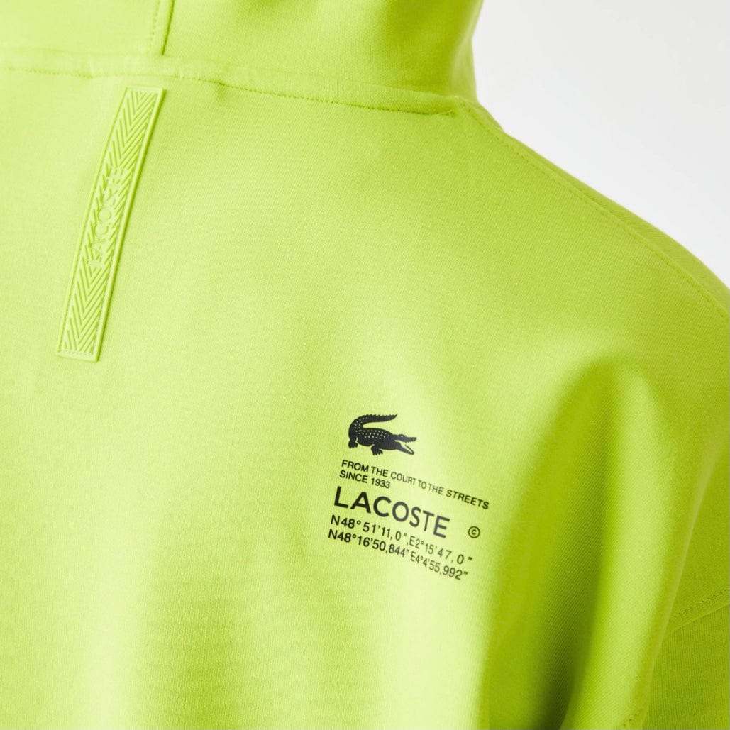 Lacoste Loose Fit Hooded Sweatshirt (Yellow) SH0094-51