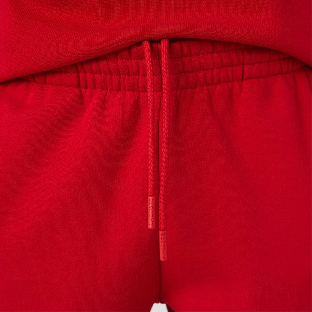 Lacoste Tapered Fit Fleece Trackpants (Red) XH2529-51