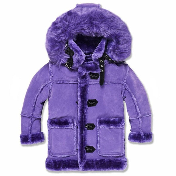 Kids Jordan Craig Denali Shearling Jacket (Purple) 91540K