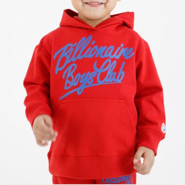 Kids Billionaire Boys Club BB Script Hoodie (Goji Berry) 823-1300