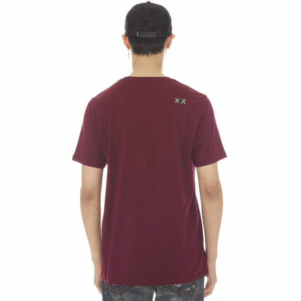 Cult Of Individuality "Blender" Short Sleeve Tee (Beet Red) 622A4-K57A