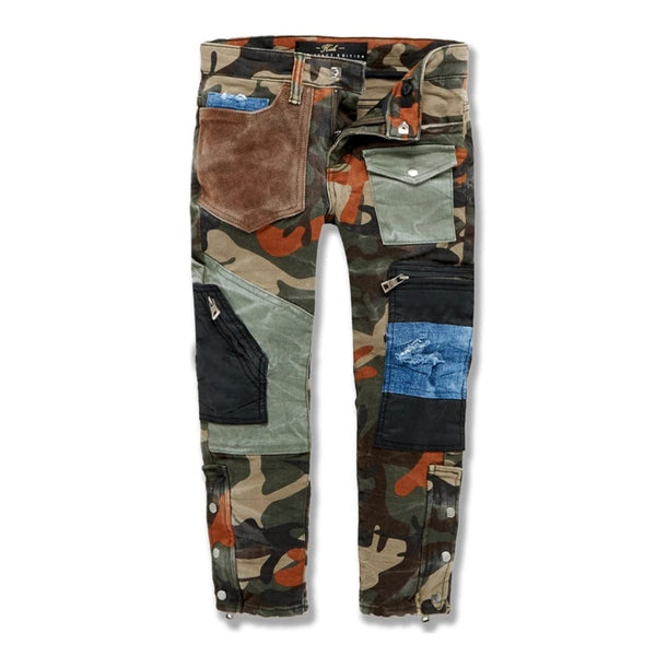 Boys Jordan Craig Camouflage Patchwork Pants (Woodland) 5643CB