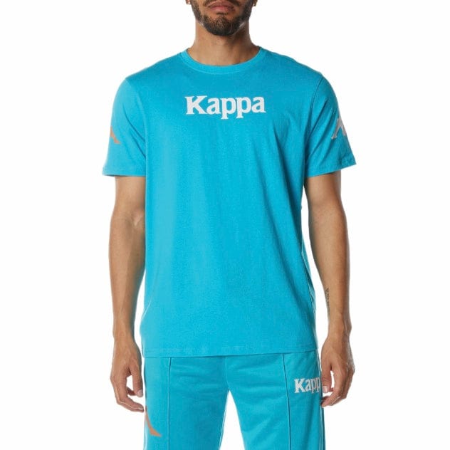 Kappa Authentic Paroo T Shirt (Dark Aqua) 34155EW