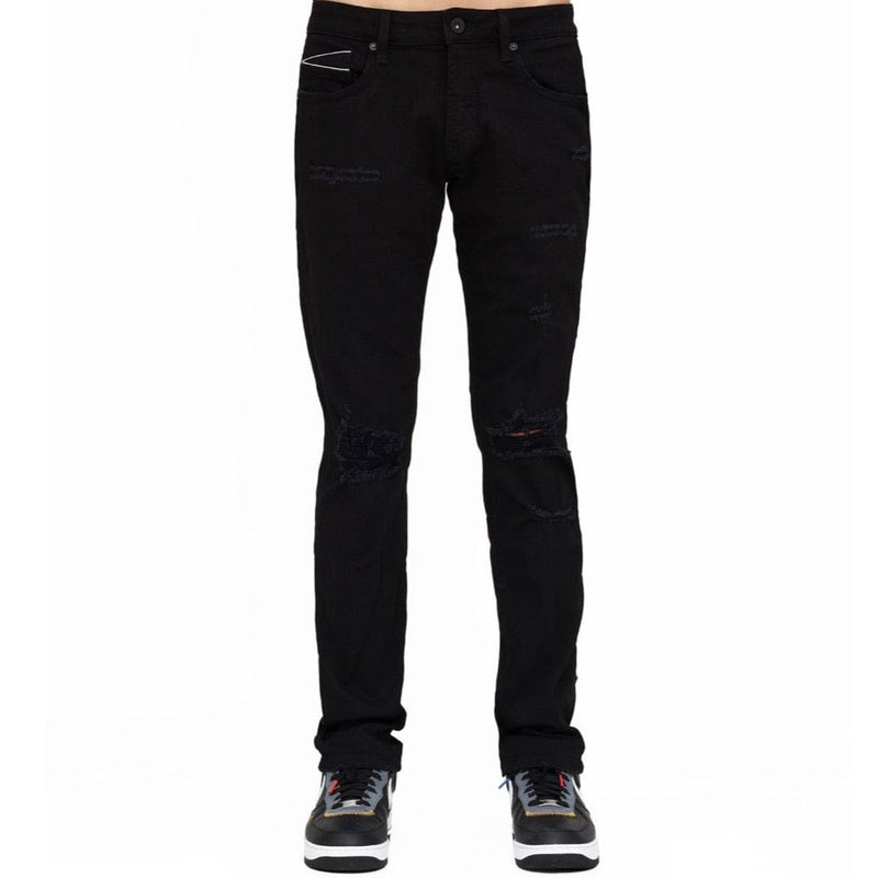 Cult Of Individuality Rocker Slim Jeans (Black Ink) 621A0-RS40H