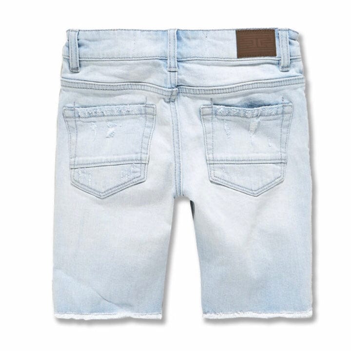 Boys Jordan Craig Abyss Denim Shorts (Ice Blue) J3185SB