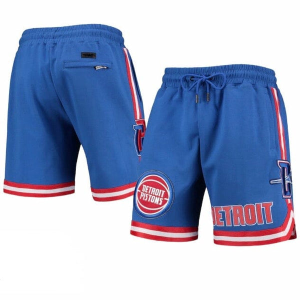 Pro Standard Detroit Pistons Chenille Shorts (Royal Blue) BDP351846-RYB