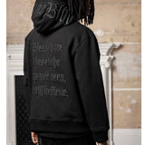 Only The Blind Blossom Statement Hoodie (Black)