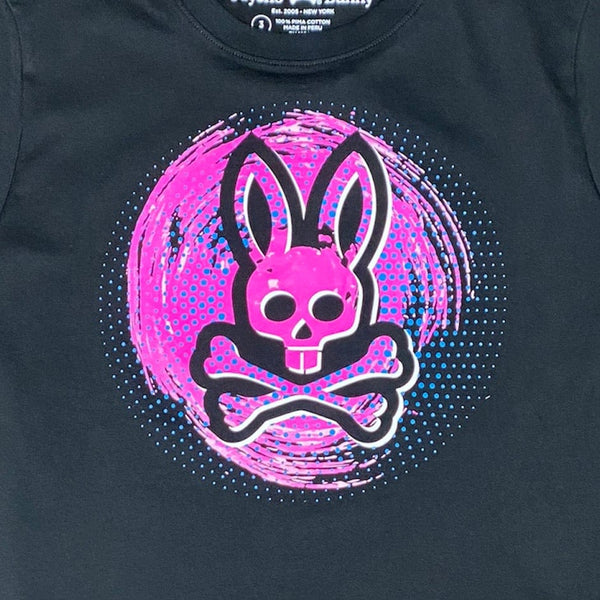 Psycho Bunny Downey T Shirt  (Black)