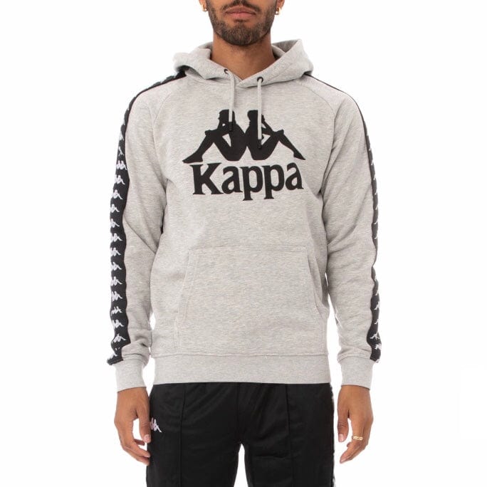 Kappa 222 Banda Hurtado 2 Hoodie (Grey/Black) 311BGMW-A4F