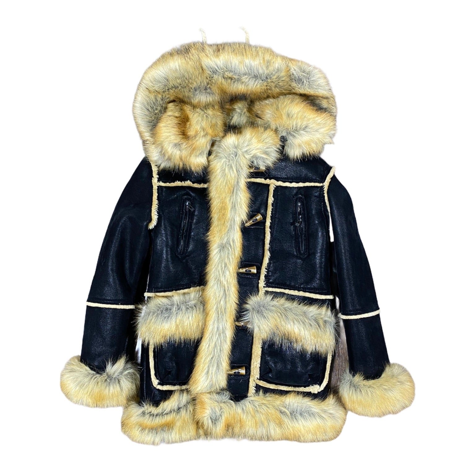 Juniors Jordan Craig Aspen Shearling Jacket (Black Copper)