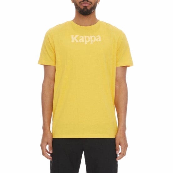 Kappa Authentic Runis T Shirt (Yellow/Vanilla)