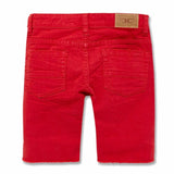 Boys Jordan Craig Tulsa Twill Shorts (Red) J3187SB