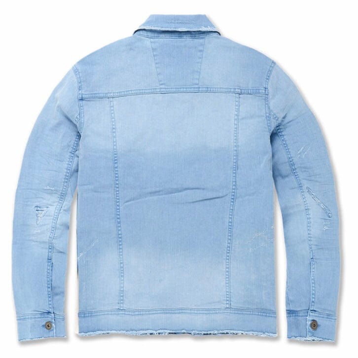 Jordan Craig Tribeca Twill Trucker Jacket (Sky Foam) JJ950R