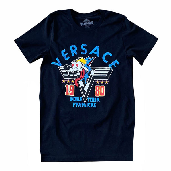 World Tour Versace Lizards Tours T Shirt (Black)