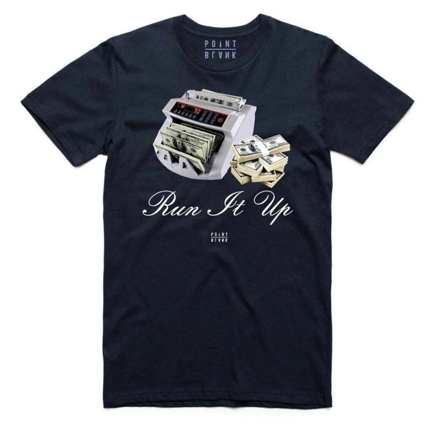 Point Blank Run It Up T Shirt (Navy)