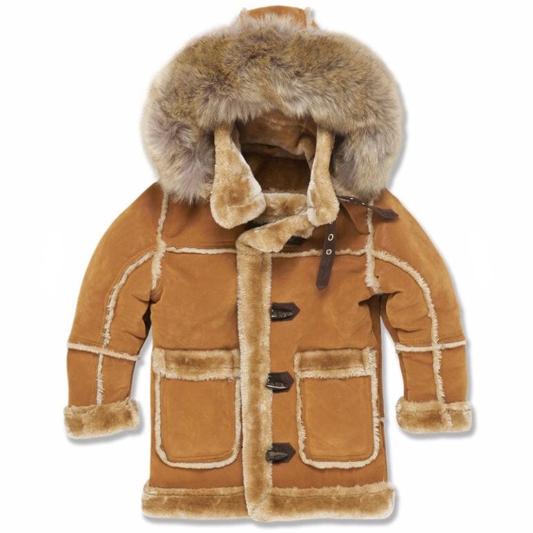 Kids Jordan Craig Denali Shearling Jacket (Cognac) 91540K