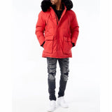 Jordan Craig Bismarck Fur Lined Parka Jacket (Red) 91537
