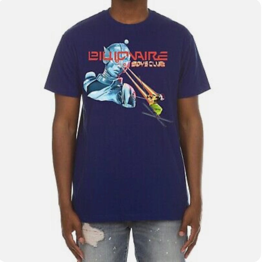 Billionaire Boys Club BB Escape SS Tee (Evening Blue) 821-8208