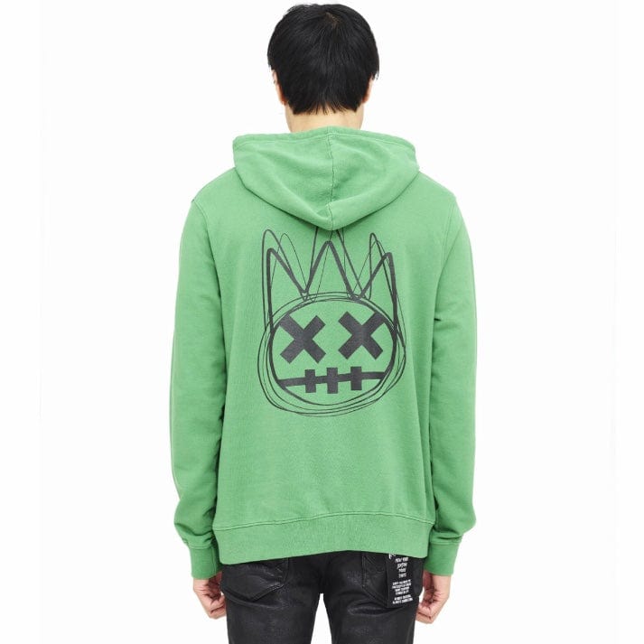 Cult Of Individuality Lightweight French Terry Zip Hoodie (Green) 621B0-ZH61C