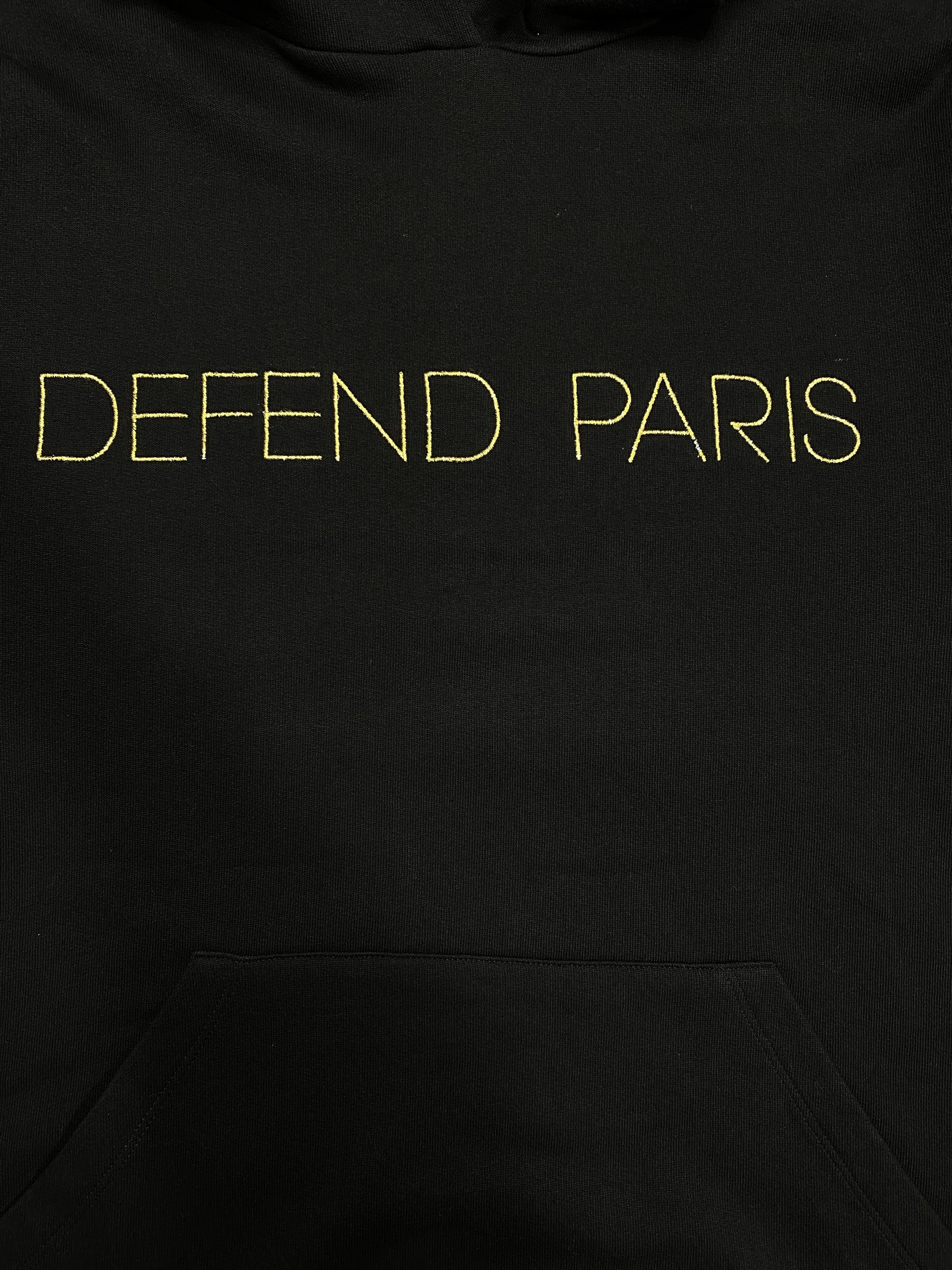 Defend Paris Pullover Hoodie (Black) - FW1718