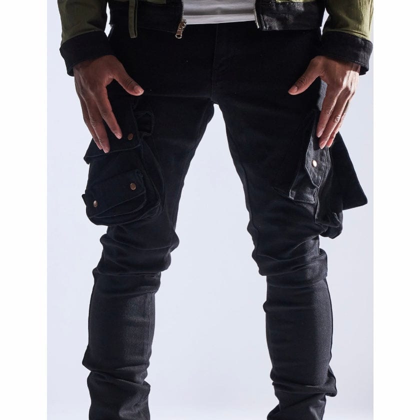 Embellish Prox Cargo Denim Jean (Black) EMBHOL21-1-14