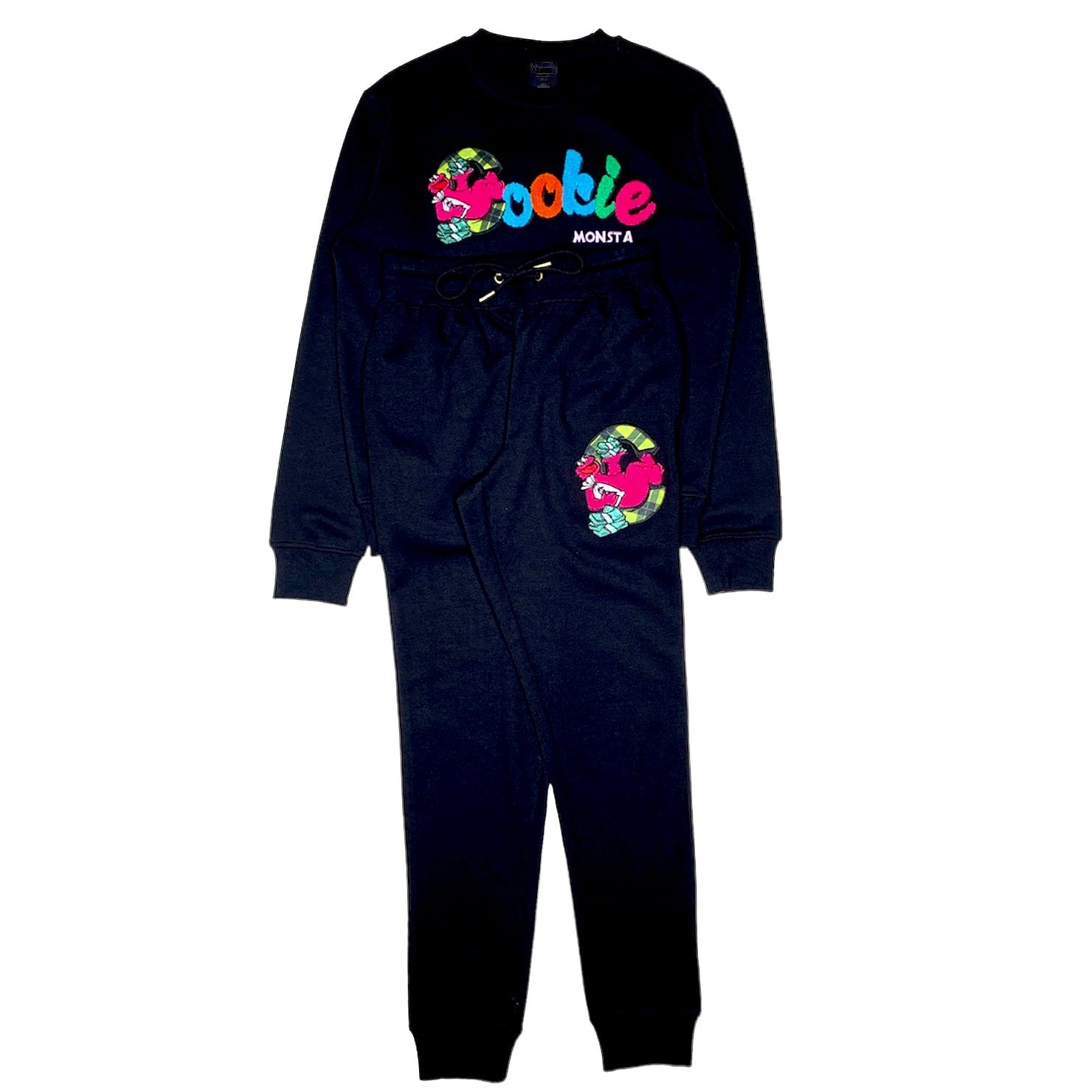 Genuine Cookie Monsta Crewneck Set (Black) - GN2140/GN2141