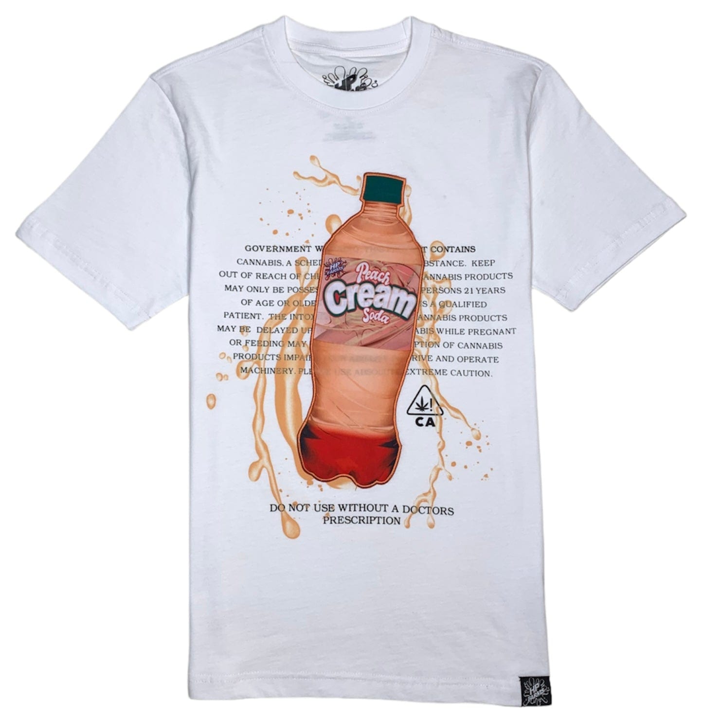 Hp Farms Peach Splash Tee (White) 222-40371