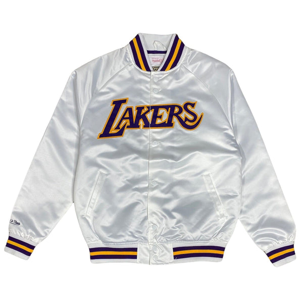 Los Angeles Lakers Mitchell & Ness Boys Youth Satin Jacket Black